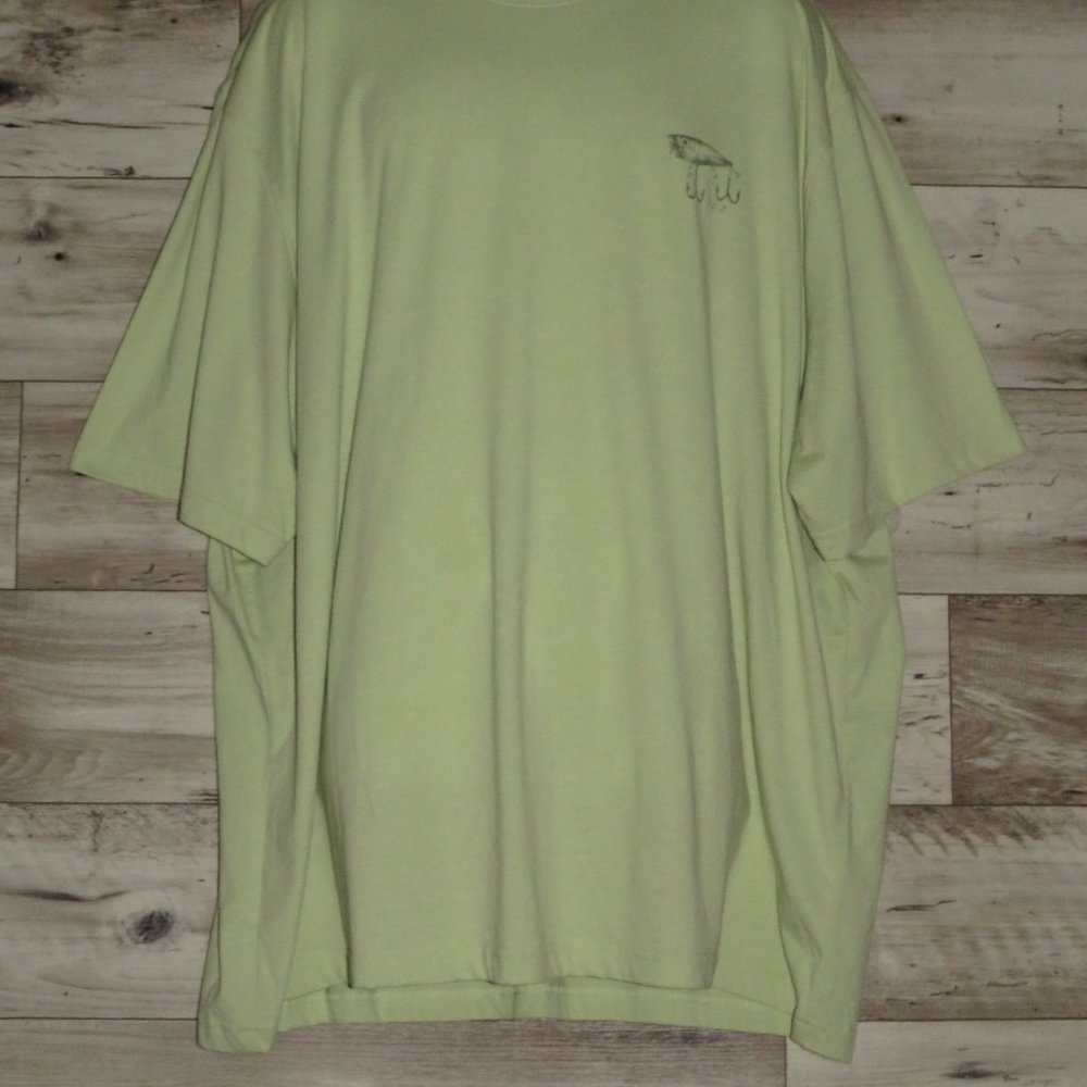 G.H. Bass & Co.* Men's Short Sleeve Crew Neck Straight Hem Graphic Tee Shirt~2XL
